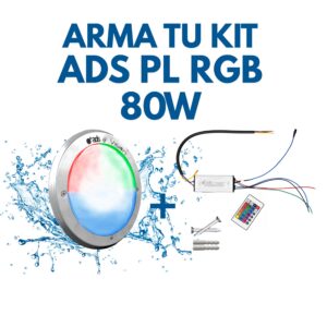 Kit Lámpara Sumergible ADS PL RGB 80W 27cm. Multicolor