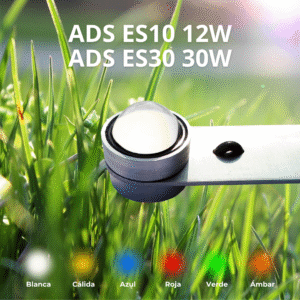 Lámpara para jardín ADS ES10/ES30 | 12w/30w | 5X30/7X40 cm. Color Fijo