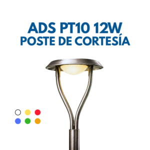 Lámpara para Jardín ADS PT10 | 65cm. Color Fijo